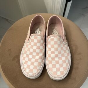 Pink Checkered Vans